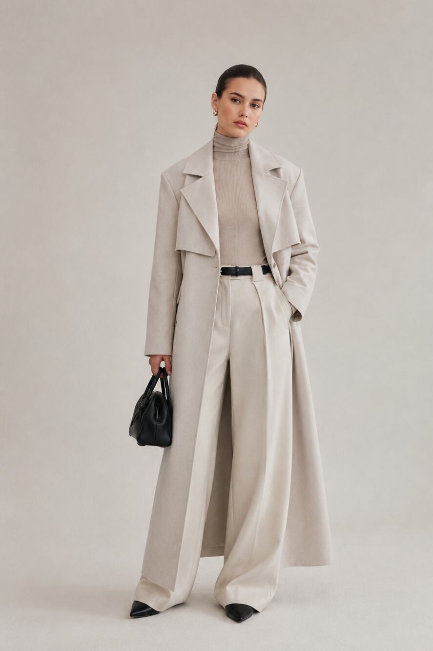 Sale ends 6/13 Burberry Women’s Long Belted Cashmere blend long coat $2590 US4
